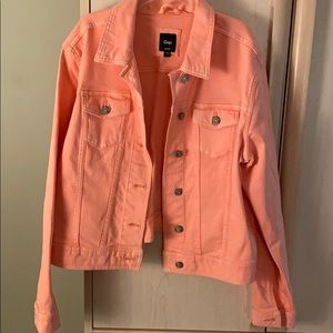 Colorful jean jacket